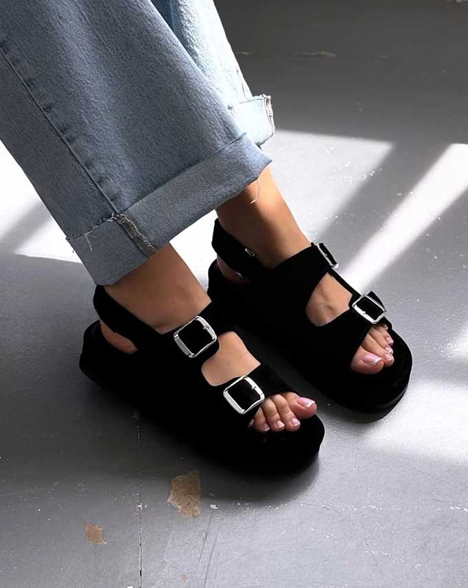 Sandales Eva Light – Semelle compensée confort